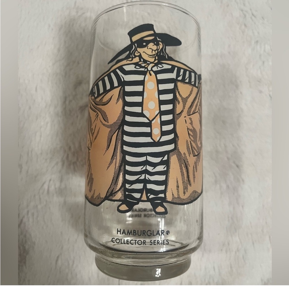 Vintage 1970s McDonald's Collectible Character Glass